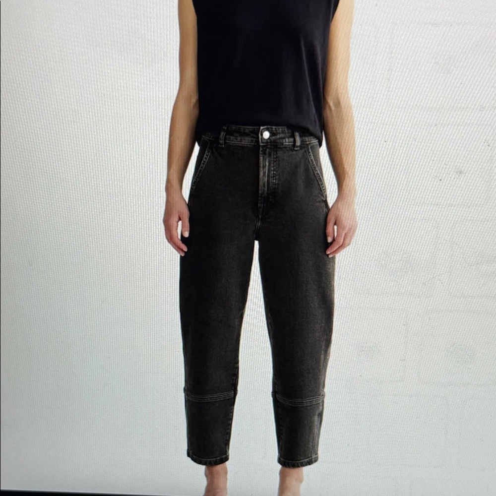 Everlane Utility Barrel Jeans Washed Black